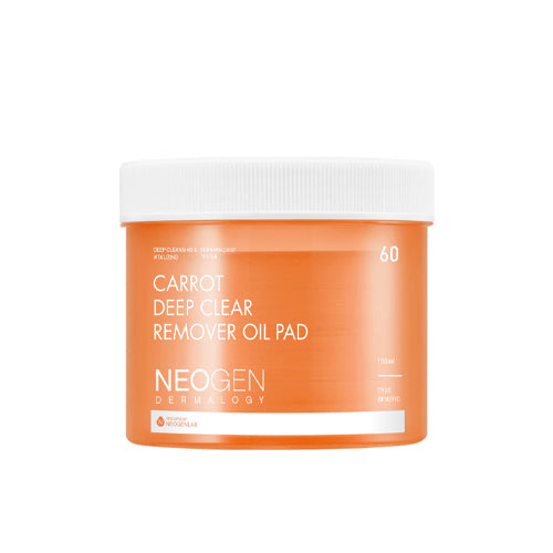 [Neogen] Carrot Deep Clear Remover Oil Pad (60ea)